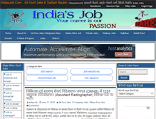 Tablet Screenshot of indiasjob.com